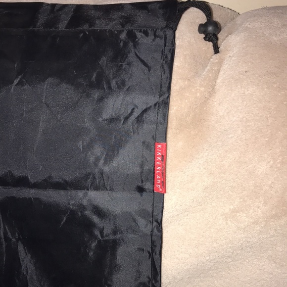 Kikkerland Danger with skull 💀 and crossbones XL drawstring bag 💕 - Picture 2 of 4